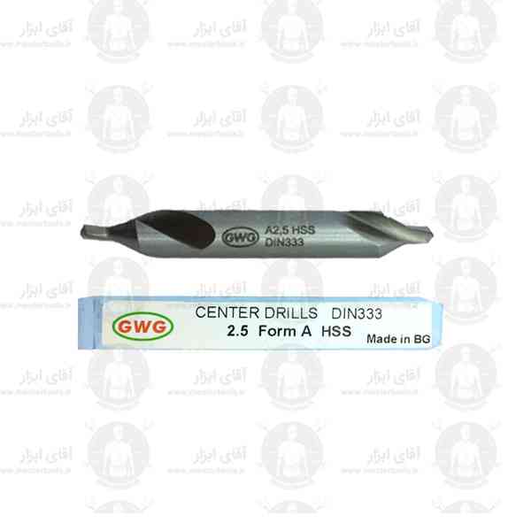 مته مرغک 2.5 میلیمتر آلیاژ HSS برند GWG مته مرغک 2.5 میلیمتر آلیاژ HSS برند GWG