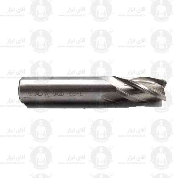 فرز انگشتی 19mm آلیاژ HSSE سرتخت طول 105mm برند آلاتا فرز انگشتی 19mm آلیاژ HSSE سرتخت طول 105mm برند آلاتا