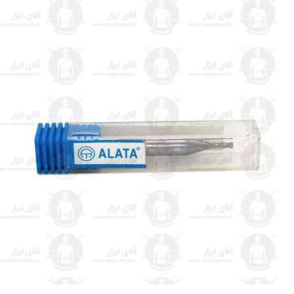 فرز انگشتی 2mm آلیاژ HSSE سرتخت طول 60mm برند آلاتا فرز انگشتی 2mm آلیاژ HSSE سرتخت طول 60mm برند آلاتا