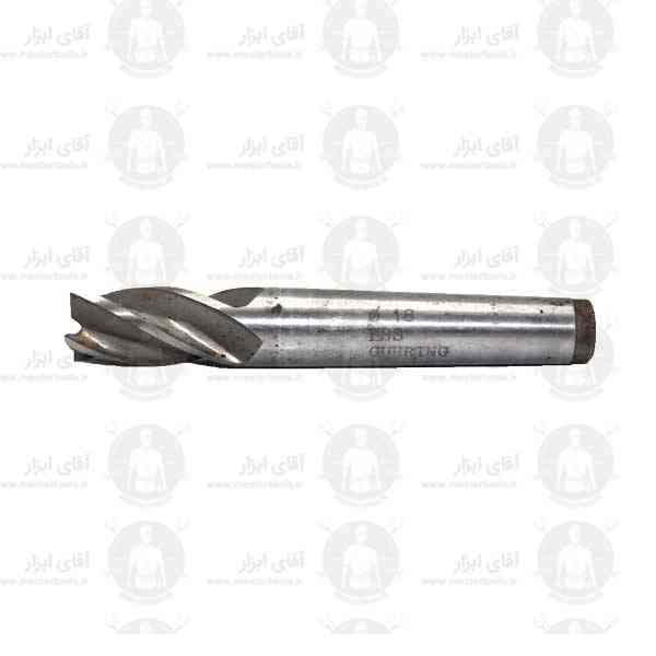 فرز انگشتی 18mm آلیاژ HSSE سرتخت طول 120mm گورینگ فرز انگشتی 18mm آلیاژ HSSE سرتخت طول 120mm گورینگ