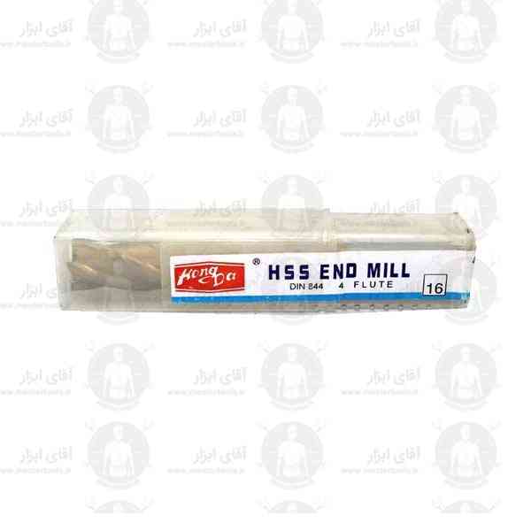 فرز انگشتی 16 میلیمتر آلیاژ HSS سرتخت طول 123 میلیمتر هانگدا فرز انگشتی 16 میلیمتر آلیاژ HSS سرتخت طول 123 میلیمتر هانگدا