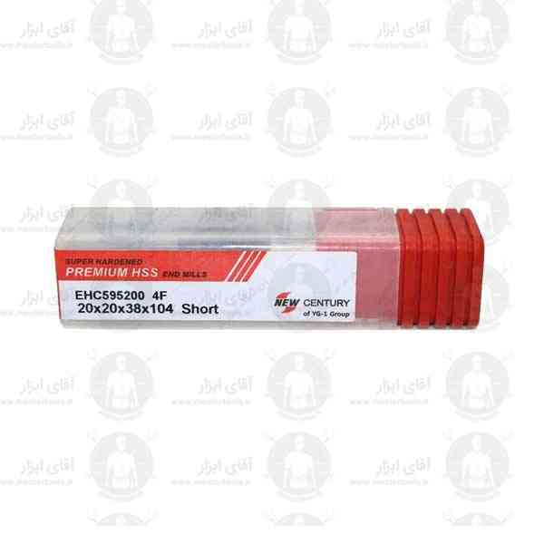 فرز انگشتی 20 میلمیتر HSS سرتخت طول 104 برند YG فرز انگشتی 20 میلمیتر HSS سرتخت طول 104 برند YG