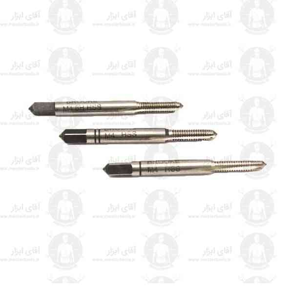قلاویز دستی 4 آلیاژ HSS نوع متریک گام استاندارد بروک قلاویز دستی 4 آلیاژ HSS نوع متریک گام استاندارد بروک