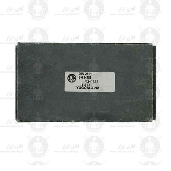قلاویز دستی 24mm گام 1.25 آلیاژ HSS DIN 2181 نوع متریک فرا قلاویز دستی 24mm گام 1.25 آلیاژ HSS DIN 2181 نوع متریک فرا