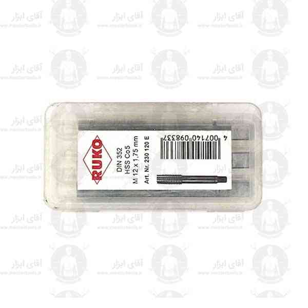 قلاویز دستی متریک 12mm آلیاژ کبالت گام استاندارد روکو قلاویز دستی متریک 12mm آلیاژ کبالت گام استاندارد روکو