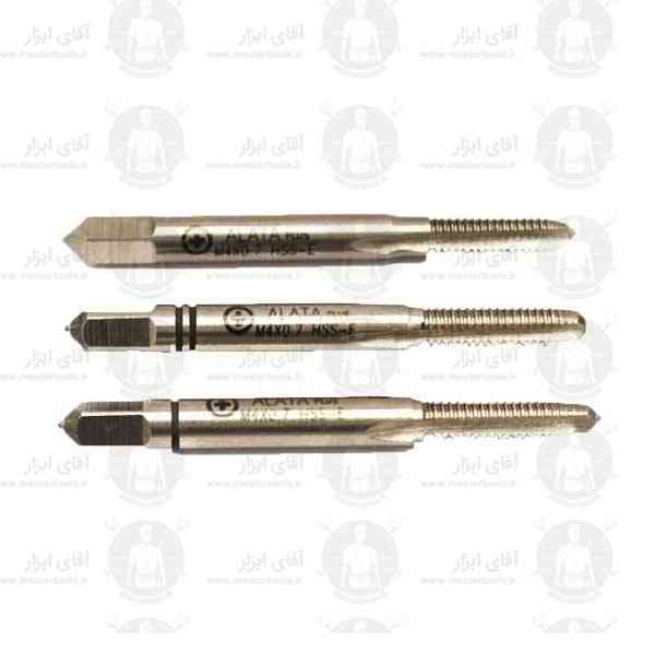 قلاویز دستی 4 آلیاژ HSSE گام استاندارد نوع متریک برند آلاتا قلاویز دستی 4 آلیاژ HSSE گام استاندارد نوع متریک برند آلاتا