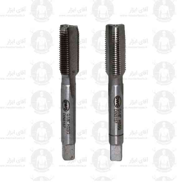 قلاویز دستی 1.8 اینچی 28 دنده BSP آلیاژ HSSG قلاویز دستی 1.8 اینچی 28 دنده BSP آلیاژ HSSG