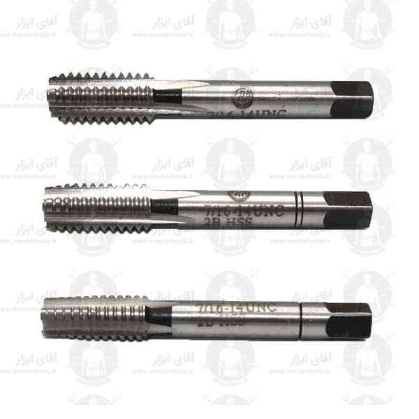 قلاویز دستی 7/16 اینچ 20 دنده UNF آلیاژ HSS برند FRA قلاویز دستی 7/16 اینچ 20 دنده UNF آلیاژ HSS برند FRA