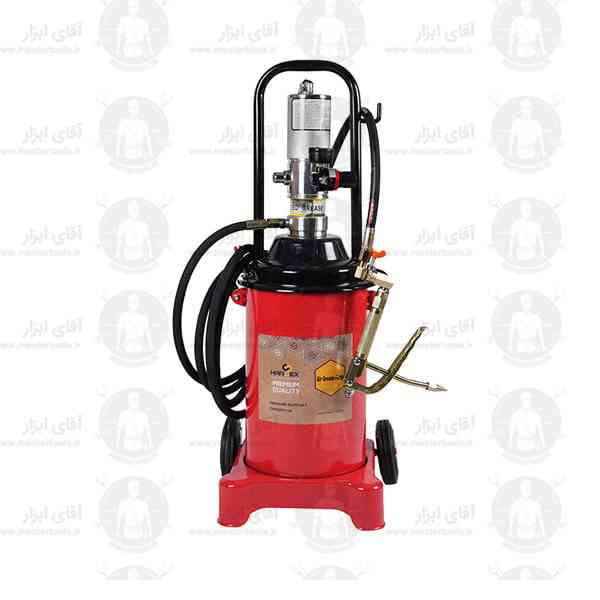 گریس پمپ سطلی بادی هاردکس 12 لیتری گریس پمپ سطلی بادی هاردکس 12 لیتری