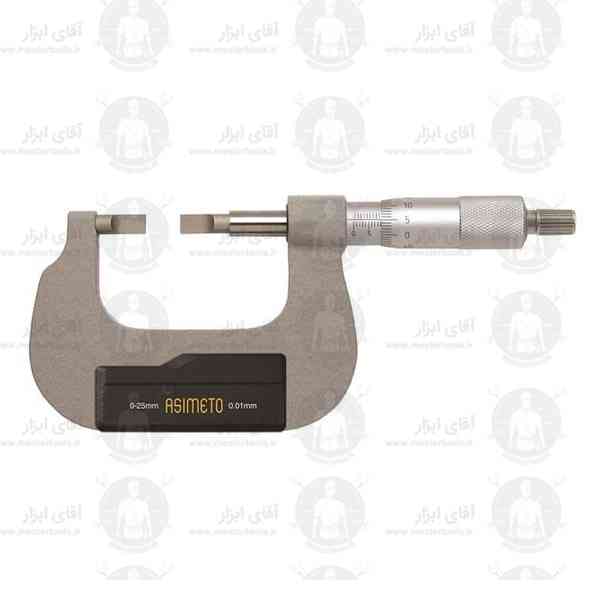 میکرومتر ورنیه ای سری 112 فک پیچ گوشتی (تیغه ای) آسیمتو میکرومتر ورنیه ای سری 112 فک پیچ گوشتی (تیغه ای) آسیمتو