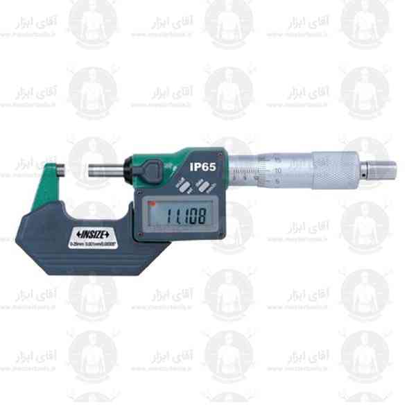 میکرومتر دیجیتال خارج سنج ضد آب سری 3101 برند اینسایز میکرومتر دیجیتال خارج سنج ضد آب سری 3101 برند اینسایز