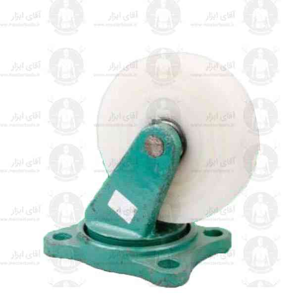 چرخ تفلون PTFE صنعتی گردان با تحمل 150 تا 500 کیلوگرم چرخ تفلون PTFE صنعتی گردان با تحمل 150 تا 500 کیلوگرم
