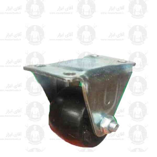 چرخ صنعتی با پایه های فلزی و چرخ از جنس PP ثابت و تحمل وزن 40 تا 55 کیلوگرمی چرخ صنعتی با پایه های فلزی و چرخ از جنس PP ثابت و تحمل وزن 40 تا 55 کیلوگرمی