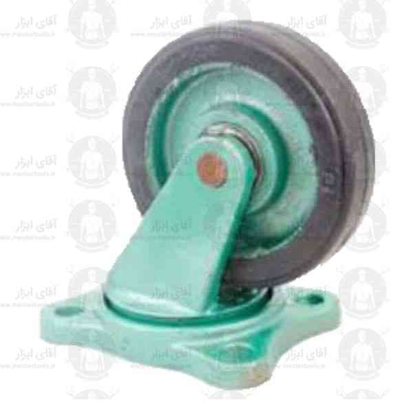 چرخ چدنی صنعتی با روکش متحرکت 150 تا 500 کیلوگرم چرخ چدنی صنعتی با روکش متحرکت 150 تا 500 کیلوگرم