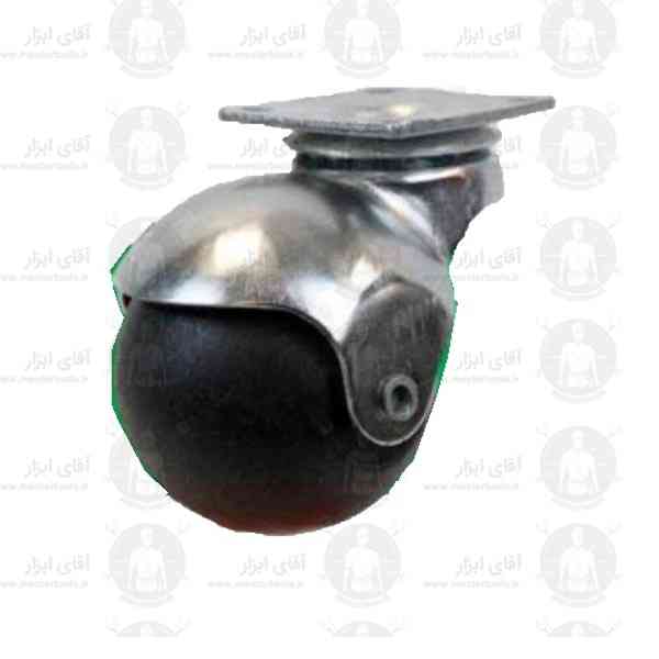 چرخ صنعتی، چرخ تخم مرغی کفی گردان تحمل وزن 40 کیلوگرمی چرخ صنعتی، چرخ تخم مرغی کفی گردان تحمل وزن 40 کیلوگرمی