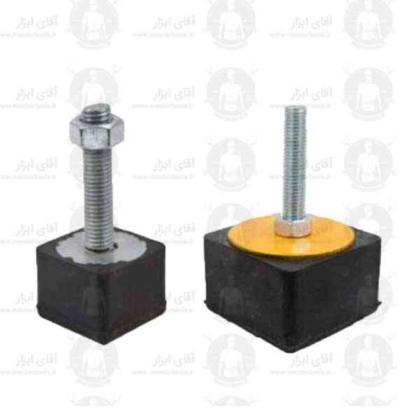 پایه قابل تنظیم لاستیکی تحمل وزن 75 تا 450 کیلوگرمی پایه قابل تنظیم لاستیکی تحمل وزن 75 تا 450 کیلوگرمی
