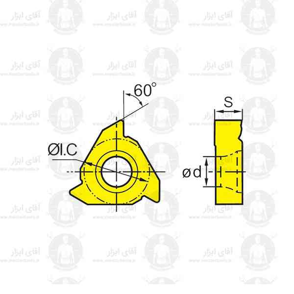 اینسرت گام زنی RLT-L-ISO برند OKE اینسرت گام زنی RLT-L-ISO برند OKE