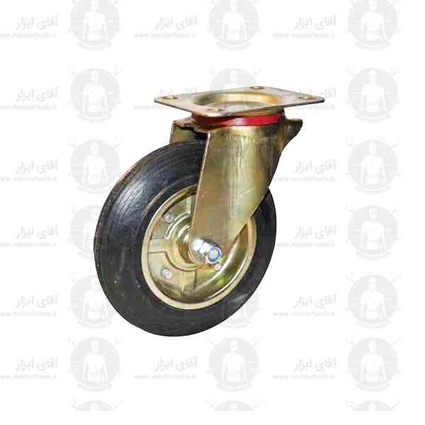 چرخ سطل زباله کفی گردان رینگ فلزی سایز 20 چرخ سطل زباله کفی گردان رینگ فلزی سایز 20
