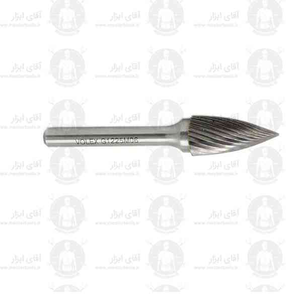 فرز فرم الماس مخروطی قطر 12 طول 70 VOLEX کد G1225M06 فرز فرم الماس مخروطی قطر 12 طول 70 VOLEX کد G1225M06