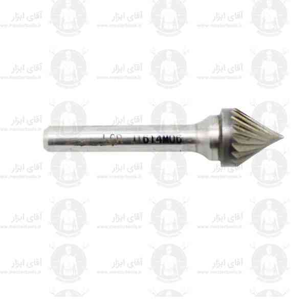 فرز فرم الماس مخروطی قطر 16 طول 53 برند LGR کد J1614M06 فرز فرم الماس مخروطی قطر 16 طول 53 برند LGR کد J1614M06