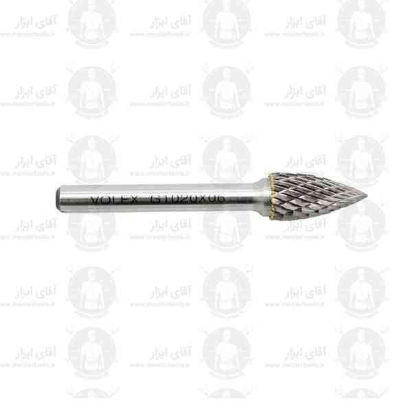 فرز فرم الماس مخروطی قطر 10 طول 65 برند ولکس کد G1020x06 فرز فرم الماس مخروطی قطر 10 طول 65 برند ولکس کد G1020x06