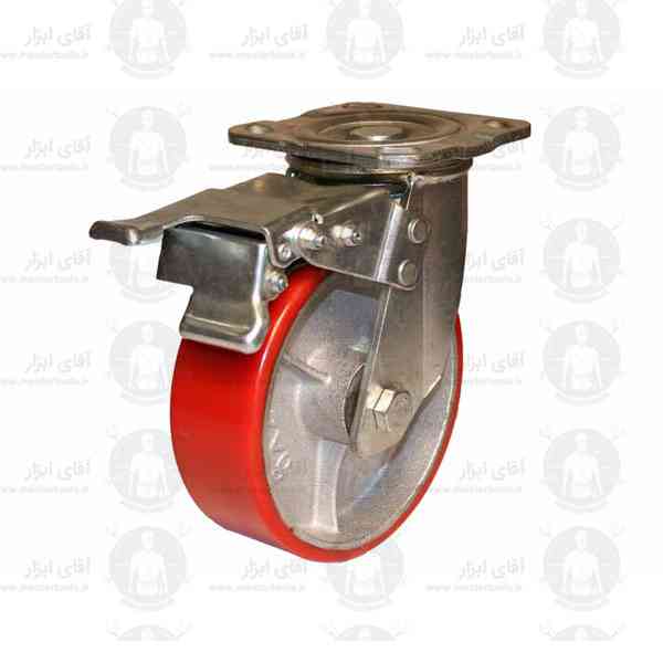 چرخ پلی اورتان صنعتی کفی ثابت و گردان 125 و 100 ابتکار نوین چرخ پلی اورتان صنعتی کفی ثابت و گردان 125 و 100 ابتکار نوین