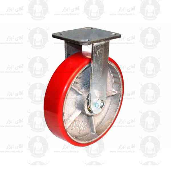 چرخ صنعتی پلی اورتان کفی ثابت و گردان برند ابتکار نوین چرخ صنعتی پلی اورتان کفی ثابت و گردان برند ابتکار نوین