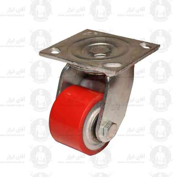چرخ صنعتی پلی اورتان 75 کفی گردان و ثابت چرخ صنعتی پلی اورتان 75 کفی گردان و ثابت