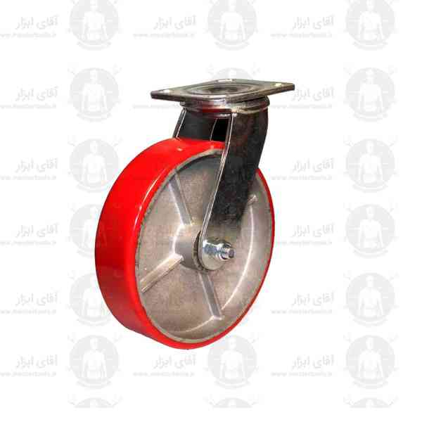 چرخ صنعتی پلی اورتان کفی ثابت و گردان برند ابتکار نوین چرخ صنعتی پلی اورتان کفی ثابت و گردان برند ابتکار نوین