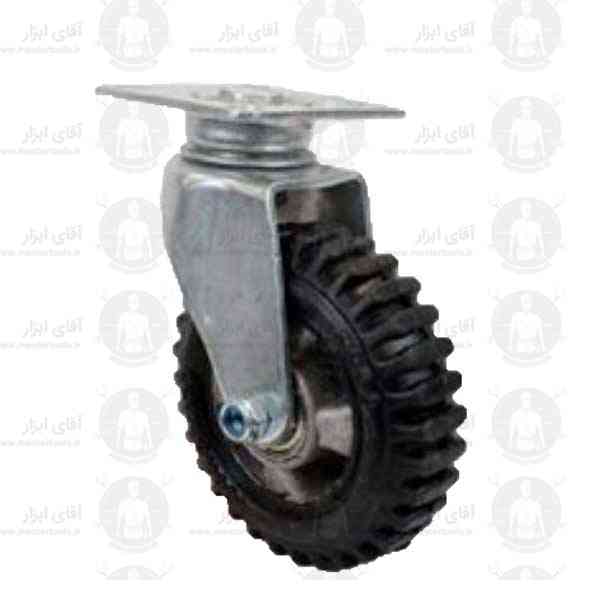 چرخ فروشگاهی دایکاست پایه فلزی کفی گردان با تحمل 220 کیلوگرمی چرخ فروشگاهی دایکاست پایه فلزی کفی گردان با تحمل 220 کیلوگرمی