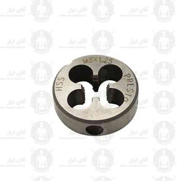حدیده 8 پرستو PRESTO گام 1.25mm آلیاژ HSS حدیده 8 پرستو PRESTO گام 1.25mm آلیاژ HSS