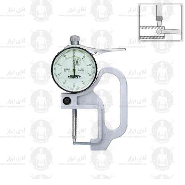 ضخامت سنج ساعتی لوله کد 2367-10 اینسایز ضخامت سنج ساعتی لوله کد 2367-10 اینسایز