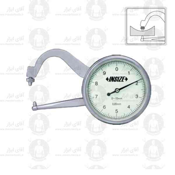 ضخامت سنج ساعتی 0-10 اینسایز ضخامت سنج ساعتی 0-10 اینسایز