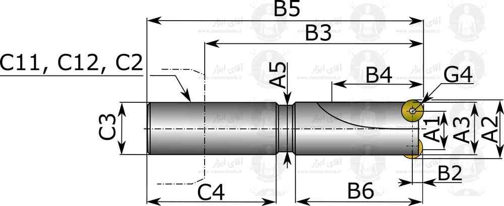 فرز انگشتی الماس خور ته رزوه RDKW برند ZCC