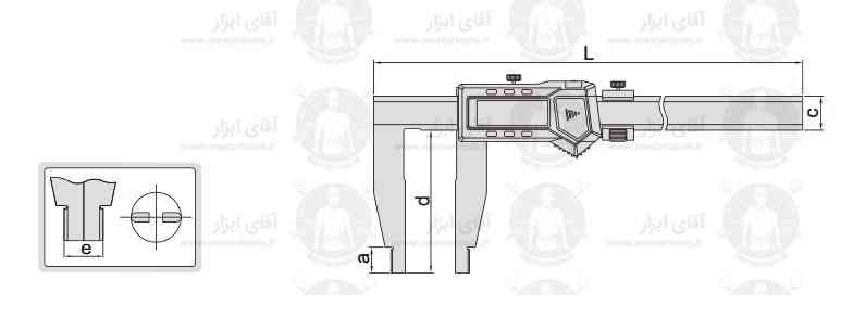 اطلاعات فنی کولیس دیجیتالی سری 1106 برند اینسایز