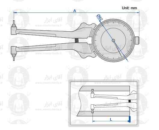 اطلاعات فنی پرگار ساعتی سری 2223 اینسایز INSIZE